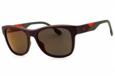 Lacoste L6043S 601 Sunglasses Matte Burgundy 56mm