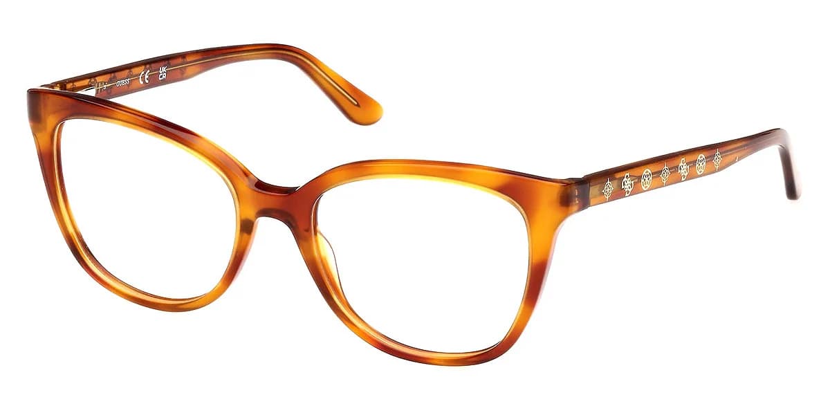 Guess GU50114 053 Eyeglasses Blonde Havana 51mm Women