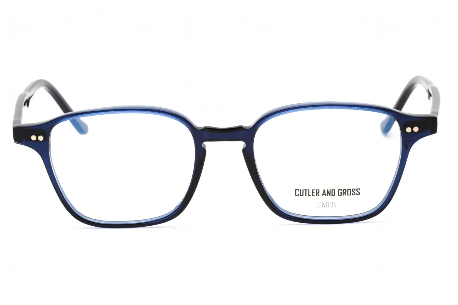 Cutler and Gross CGOP136051 004 Eyeglasses Classic Blue Navy 51mm Unisex 2