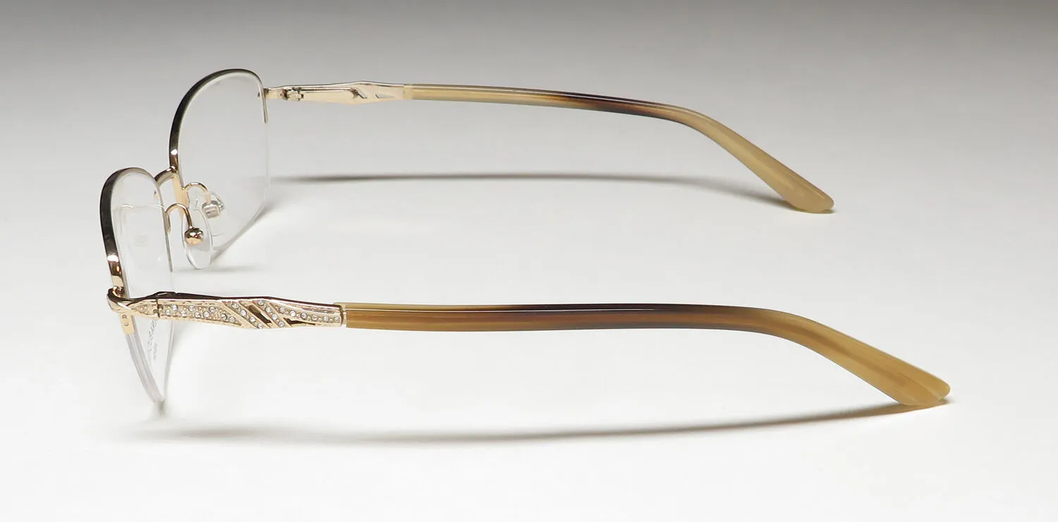 Dana Buchman Freesia yg Eyeglasses Gold 52mm 4