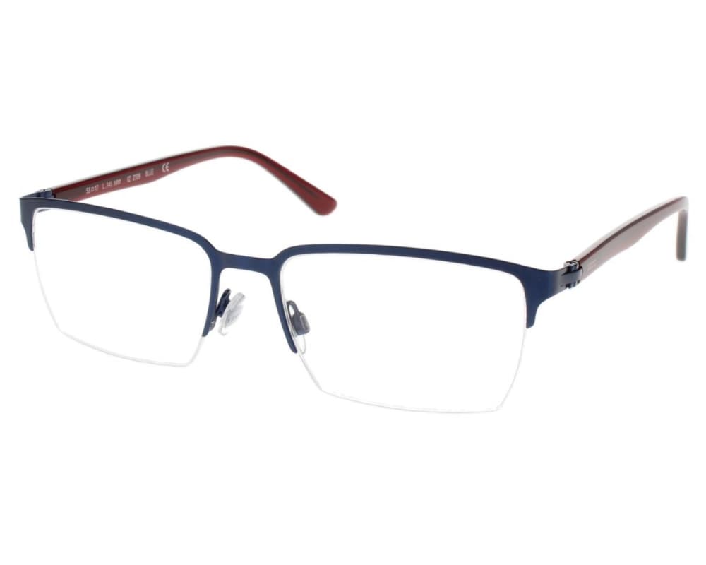 IZOD IZ2109 Eyeglasses Blue 55mm Men