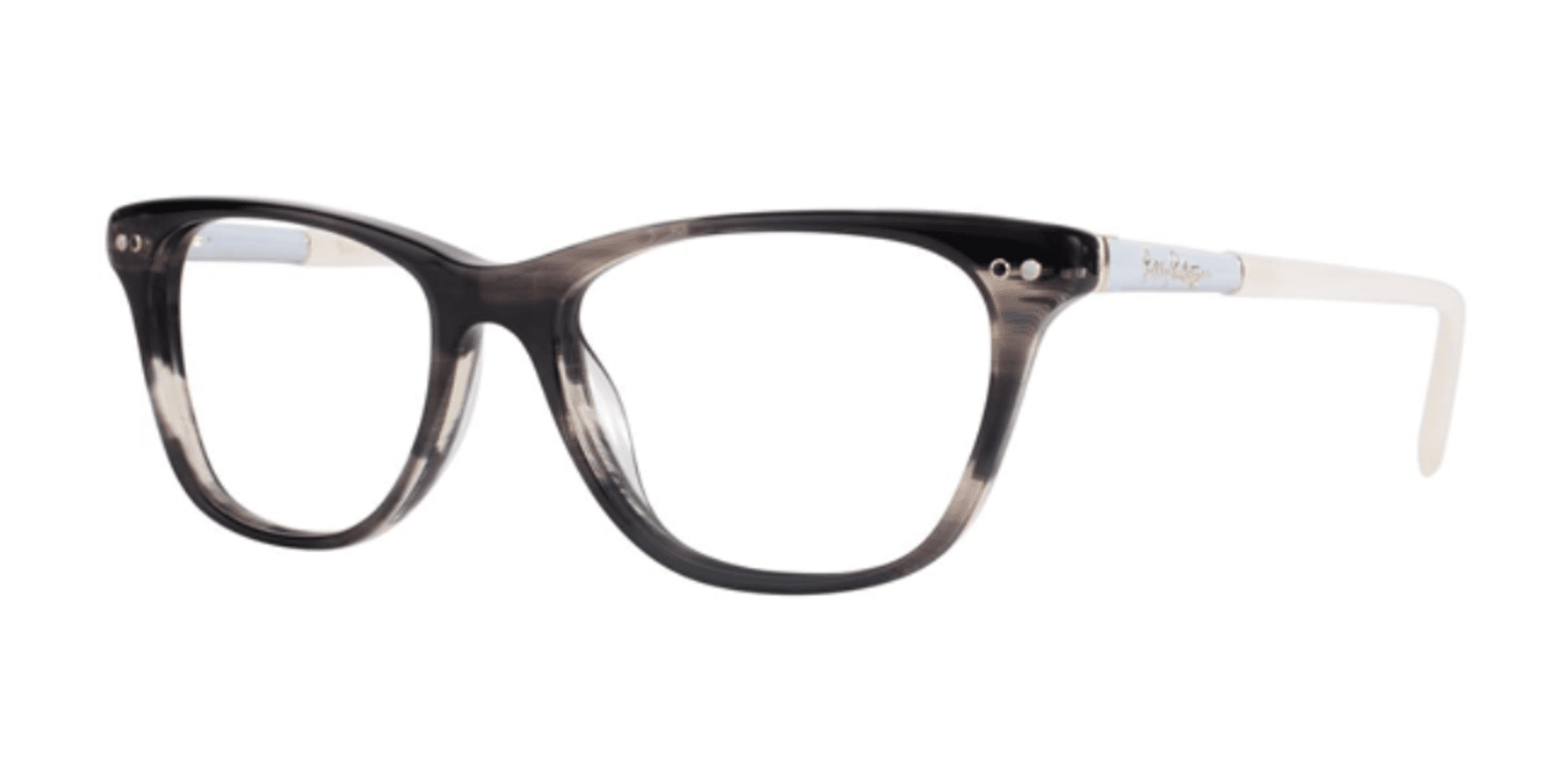 Lilly Pulitzer Ellis Eyeglasses Black Havana 52mm Women