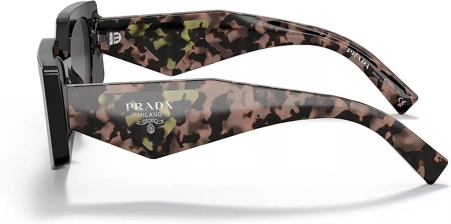 Prada SPR15Y 1AB-5S0 Sunglasses Black 51mm Women 3