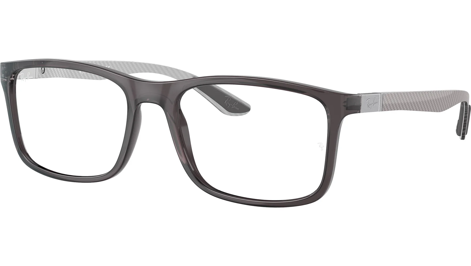 Ray-Ban RB8908 8061 Eyeglasses Transparent Grey 55mm Men