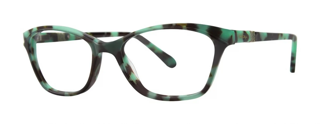 Lilly Pulitzer Duval Eyeglasses Mint Chocolate Chip 51mm Women