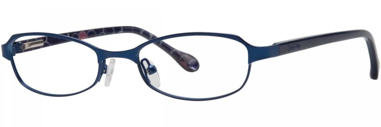 Lilly Pulitzer Darcia Eyeglasses Navy 50mm Women