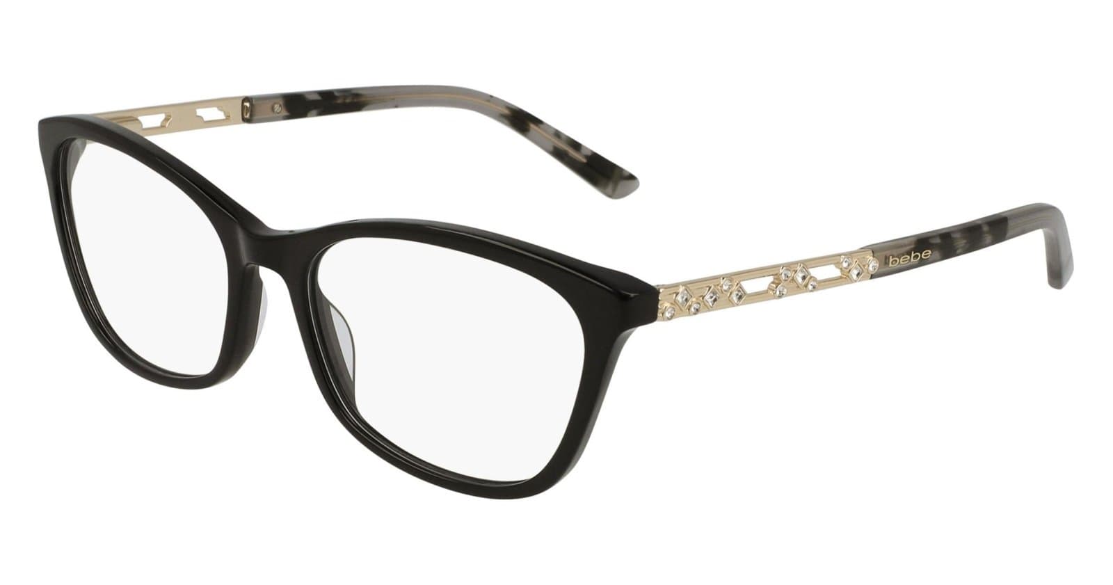 Bebe BB5174 001 Eyeglasses Jet Black 55mm Women