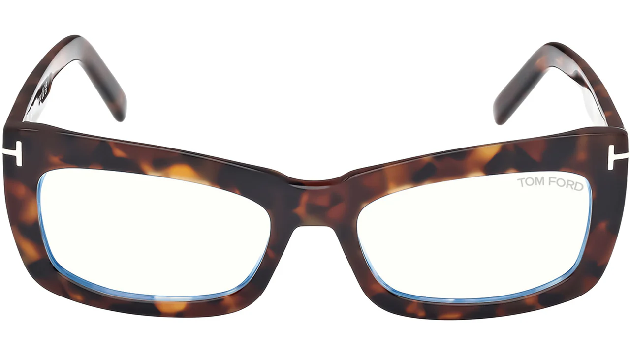 Tom Ford FT5966B 052 Eyeglasses Dark Havana 55mm Women 2