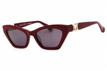 Max Mara MM0057 69A Sunglasses Shiny Bordeaux 52mm