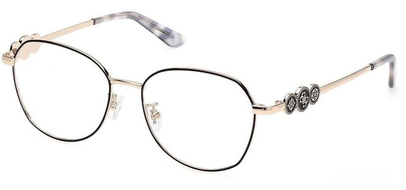 Guess GU50256D 002 Eyeglasses Matte Black 52mm Women