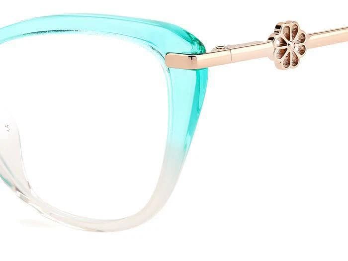 Kate Spade FLAVIA 0IWB Eyeglasses Green Pink 51mm Women 3