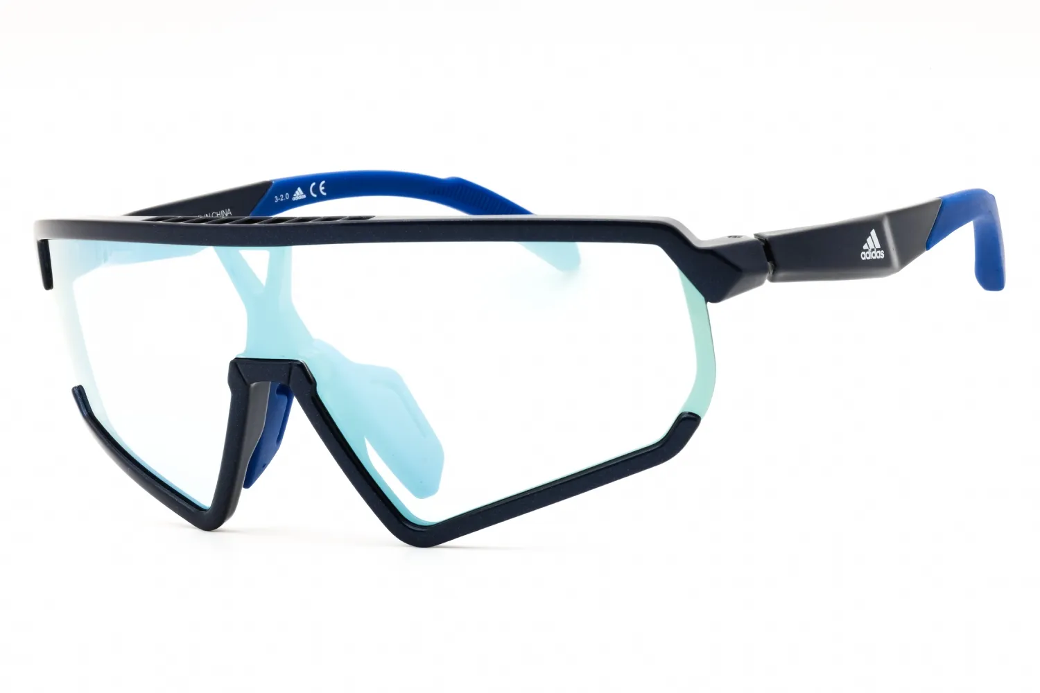 Adidas SP0017 90X Sunglasses Shiny Blue 0mm Men