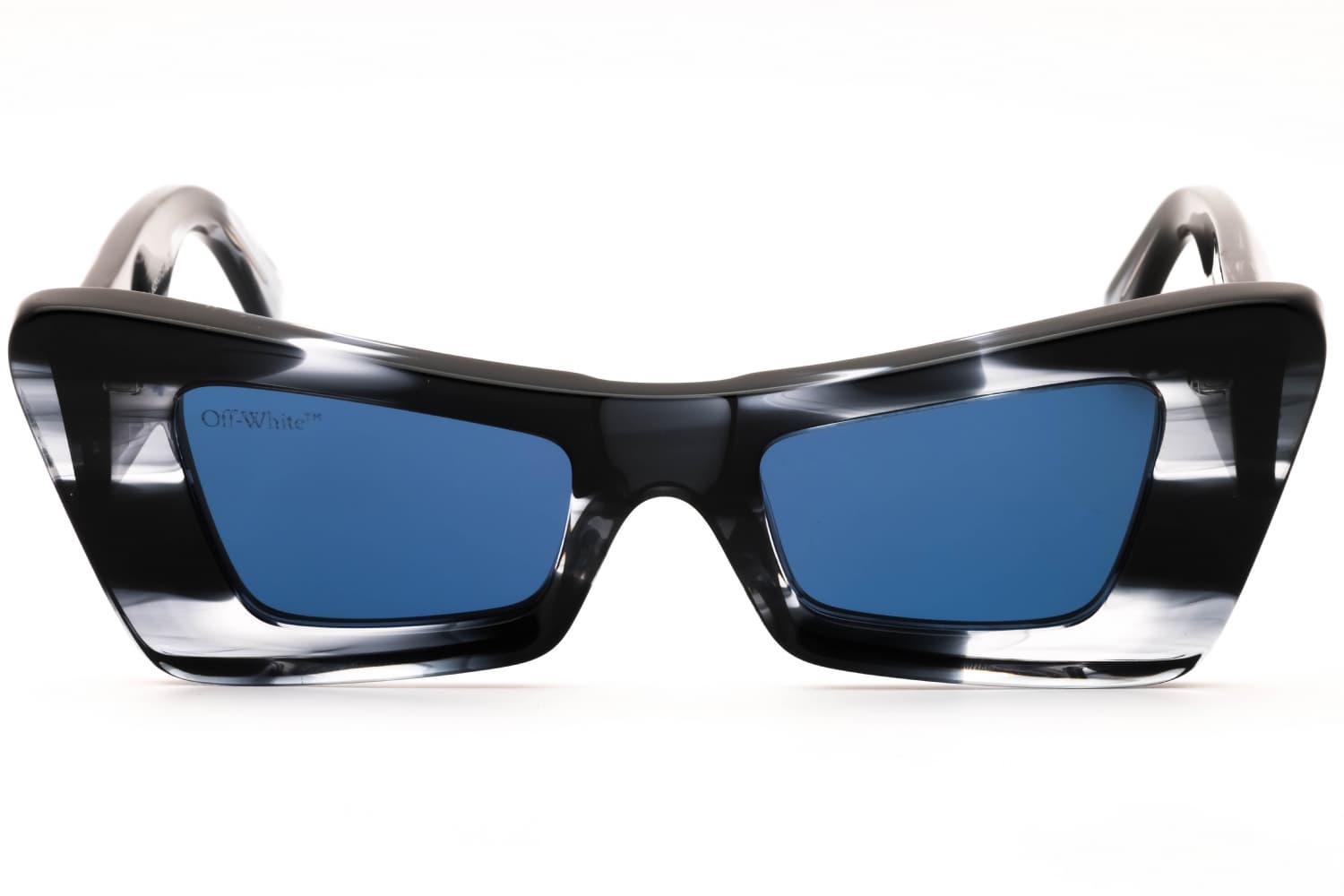Off White ACCRA 14945 Sunglasses Navy Marble 49mm Women 2