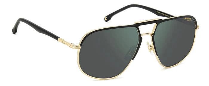 Carrera 318/S 02M2 Q3 Sunglasses Black Gold 60mm Men 3