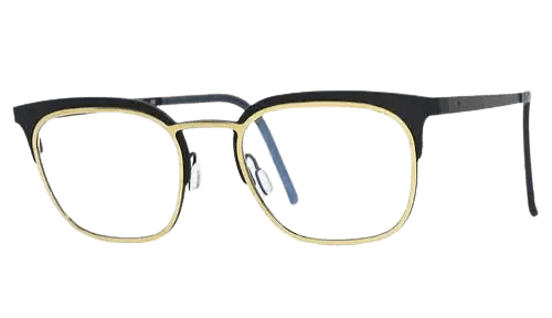 Blackfin BF832 Marrowstone Col. 900 Eyeglasses Black Gold 52mm Men