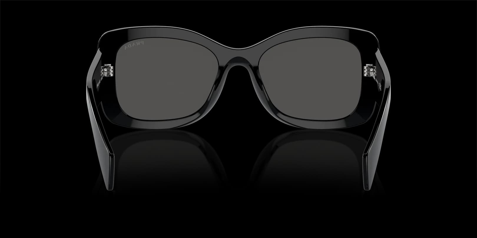 Prada 0PR A08S 1AB5S0 Sunglasses Black 56mm Women 4