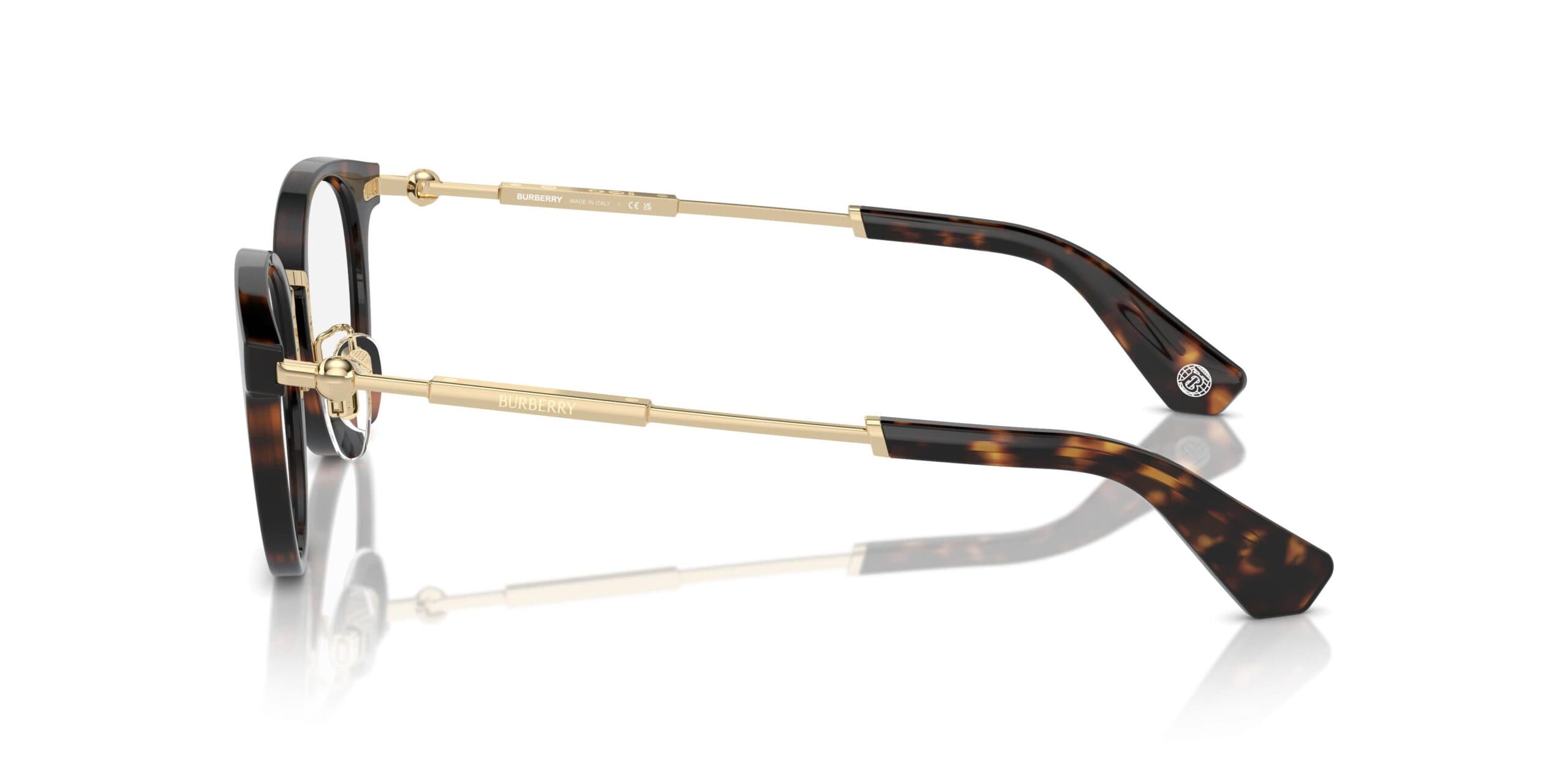 Burberry 0BE2413D 3002 Eyeglasses Dark Havana 48mm Women 2