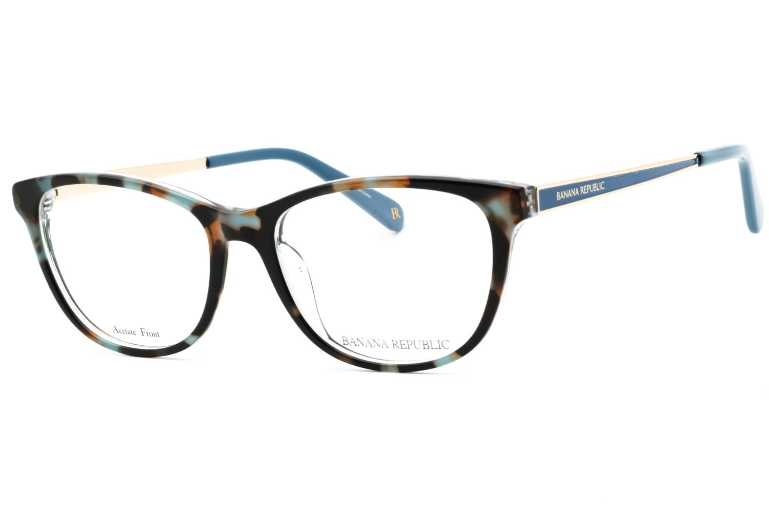 Banana Republic BR221 0X8Q Eyeglasses Blue Havana 52mm Women