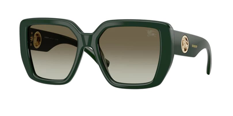 Burberry 0BE4471 42038E Sunglasses Shiny Green 54mm Women