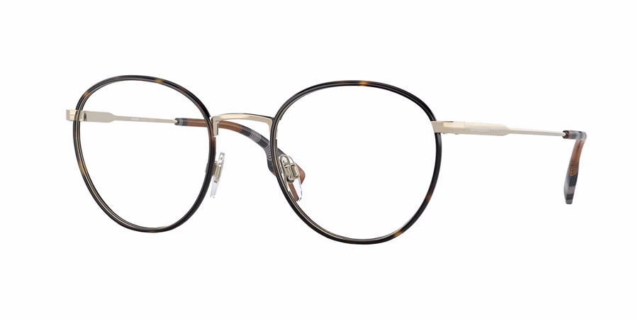 Burberry 0BE1373 1109 Eyeglasses Light Gold 51mm Men