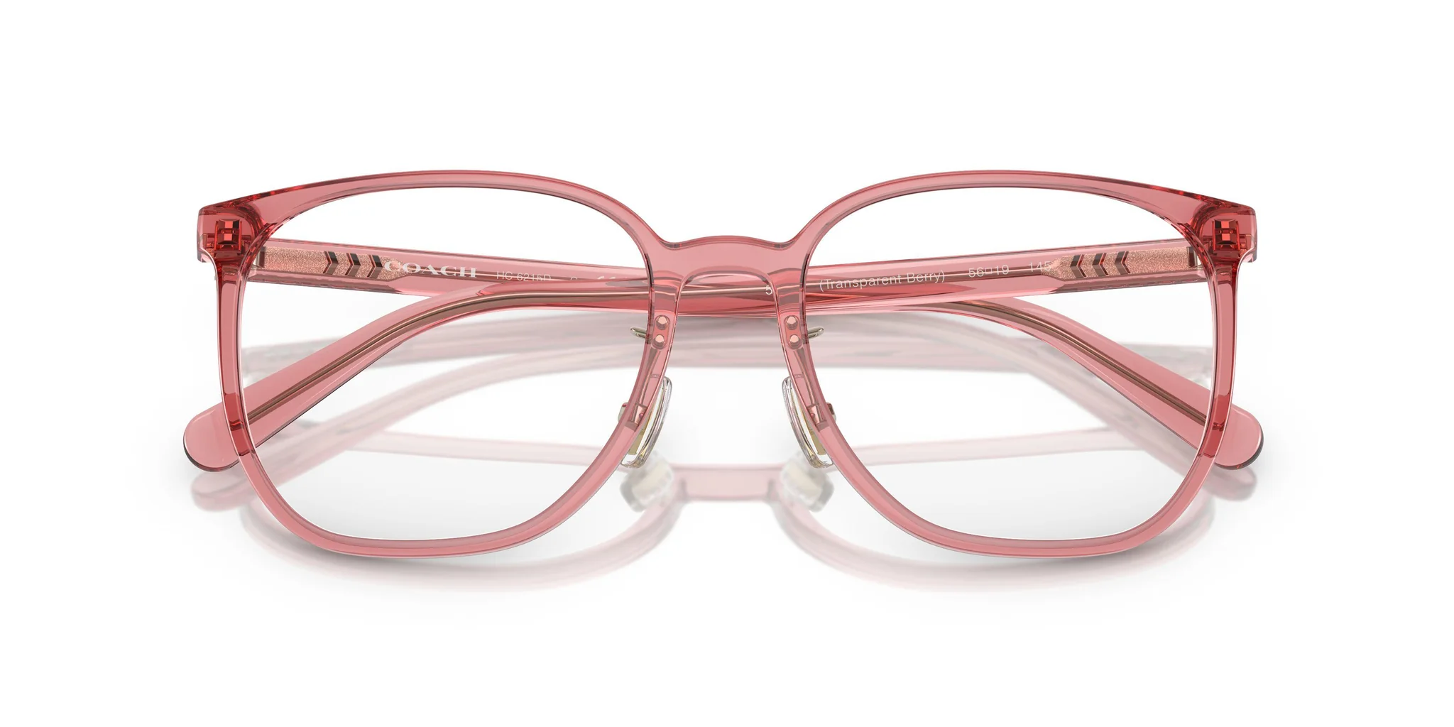 Coach 0HC6215D 5800 Eyeglasses Transparent Berry 56mm Women 5