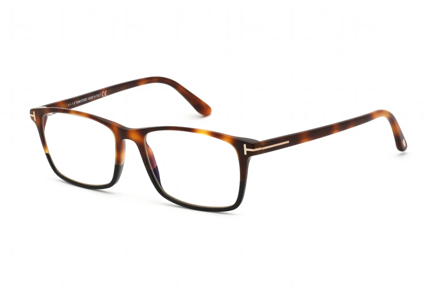Tom Ford FT5584-B 053 Eyeglasses Blonde Havana 54mm Men