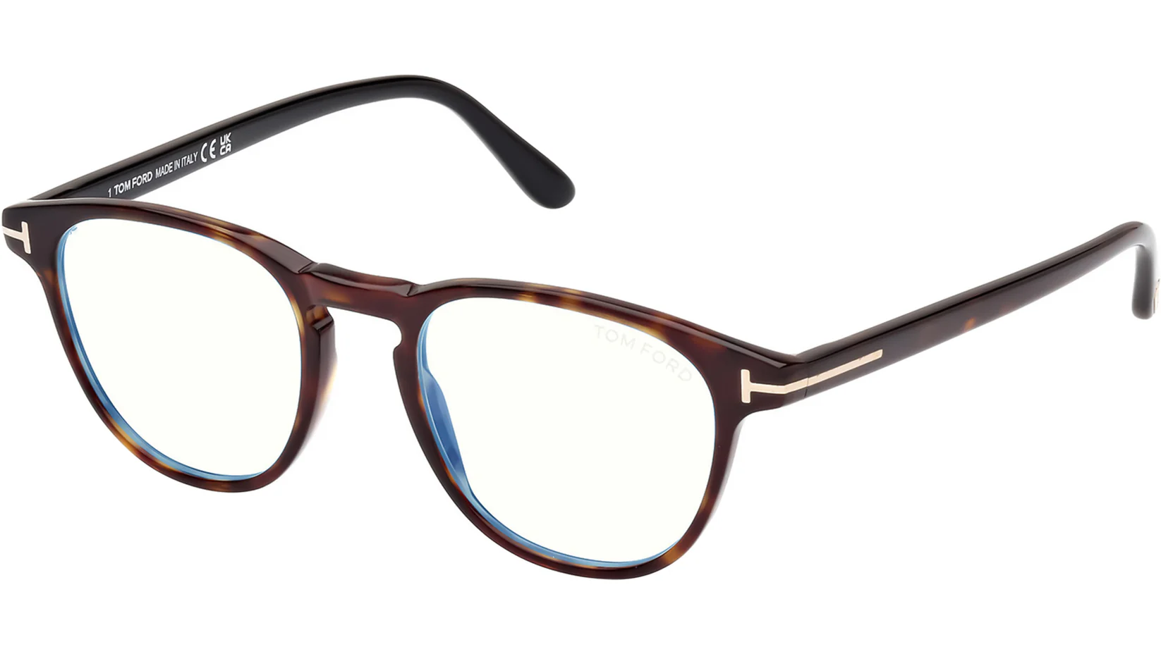 Tom Ford FT5899B 052 Eyeglasses Dark Havana 48mm Men