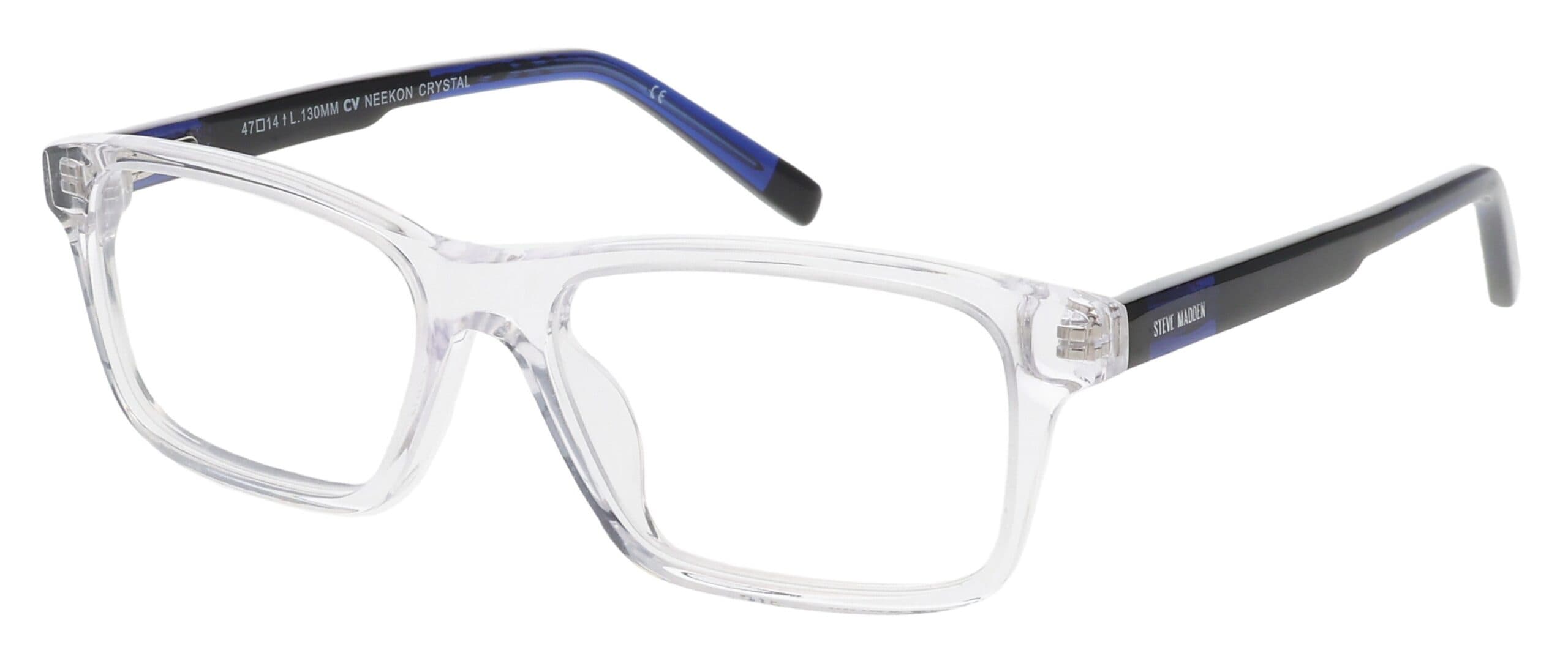 Steve Madden Neekon Eyeglasses Crystal 49mm Men