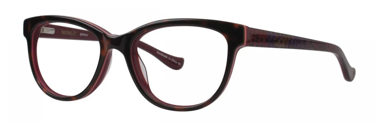 Kensie Glamour Eyeglasses Dark Tortoise 46mm Kids
