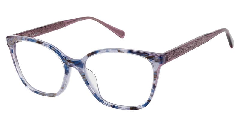 Nicole Miller LA PLAGE C03 Eyeglasses Blue 58mm Women