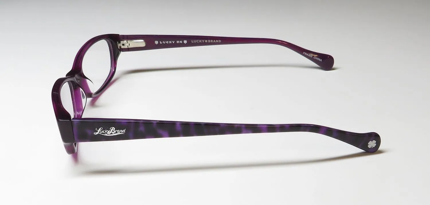 Lucky Brand Pretend purple Eyeglasses Purple 46mm 4