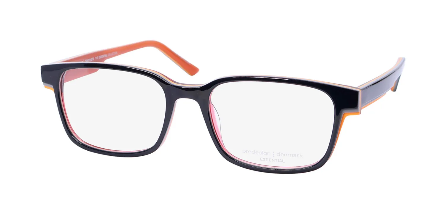 ProDesign Denmark Topo 1 6022 Eyeglasses Black 52mm Men