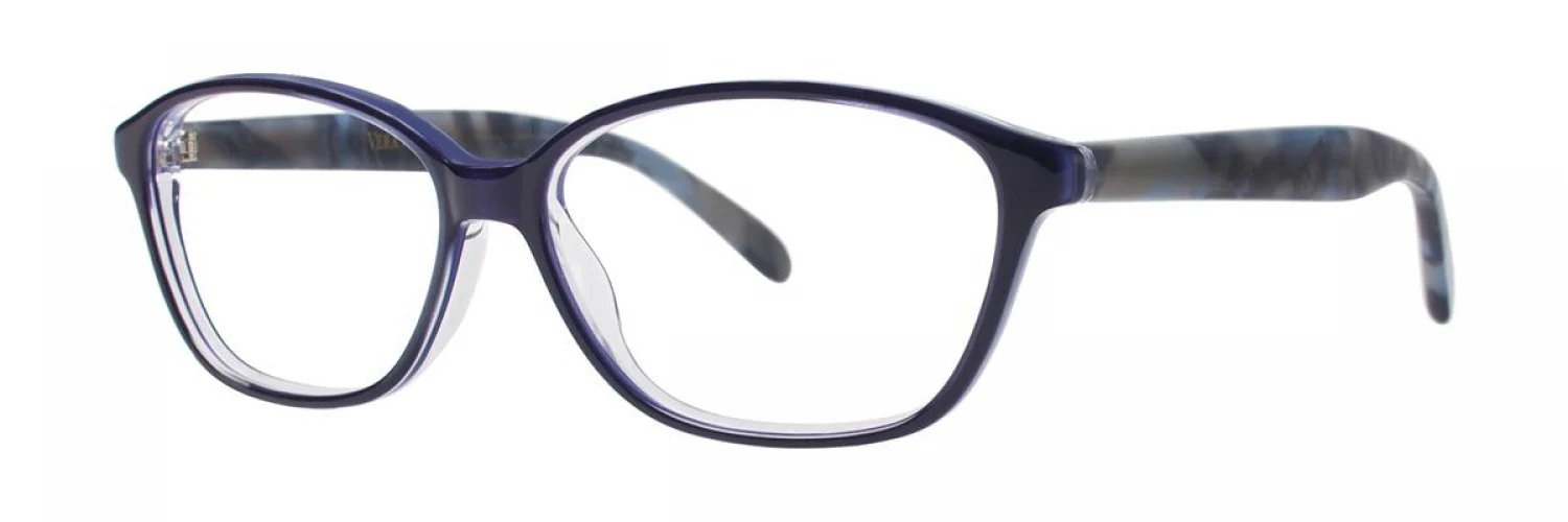 Vera Wang V363 Eyeglasses Navy 54mm Women