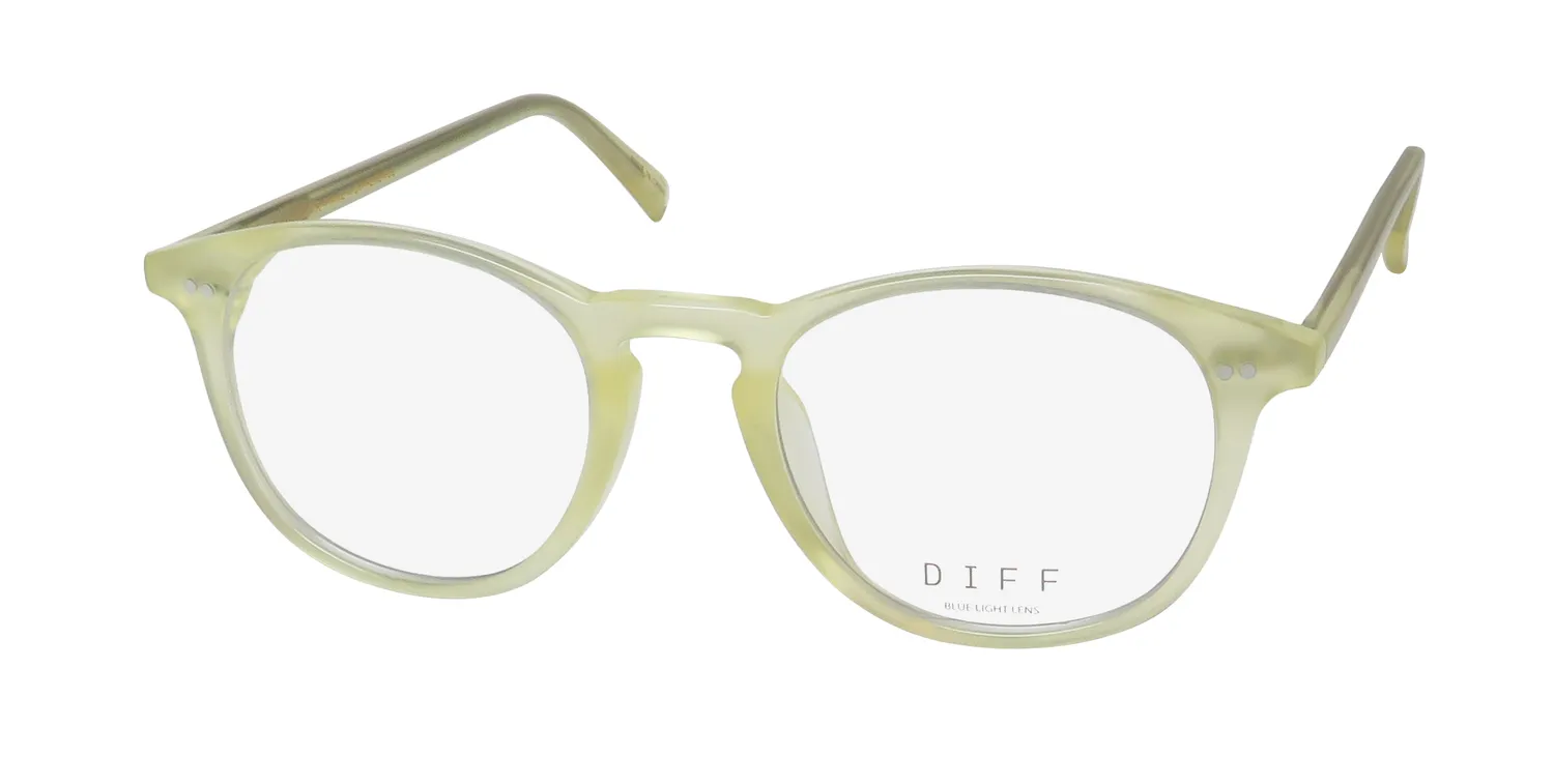 Diff Jaxson Blue Light Lens arbbb Eyeglasses Granita 49mm