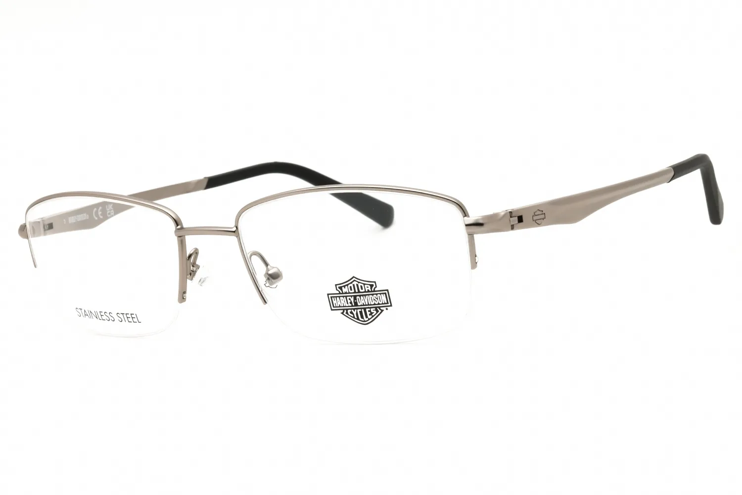 Harley Davidson HD50063 011 Eyeglasses Matte Light Nickeltin 55mm Men