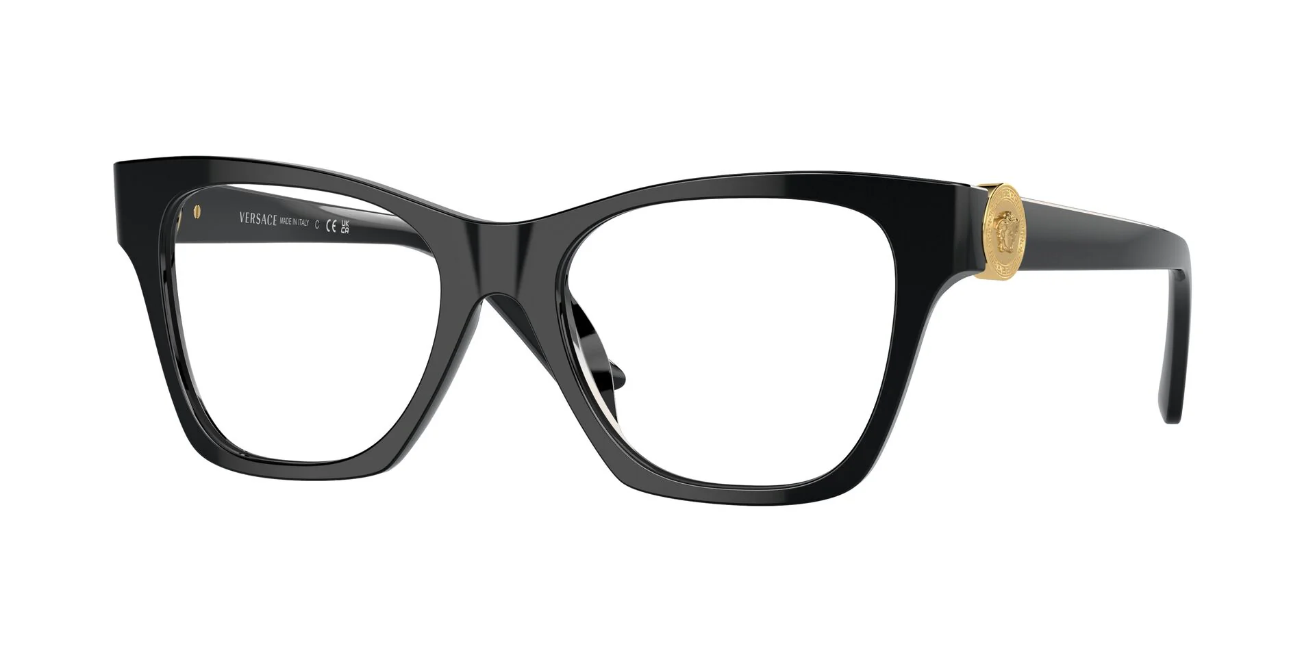 Versace 0VE3341U GB1 Eyeglasses Black 52mm Women