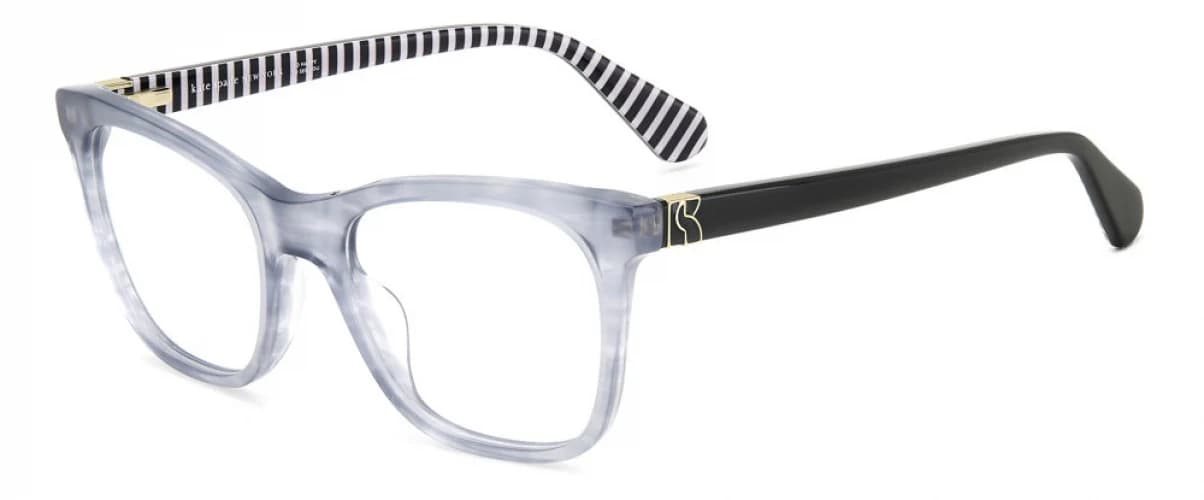 Kate Spade TEMPERANCE 02W8 Eyeglasses Grey Horn 49mm Women