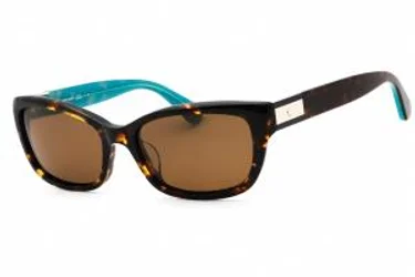 Kate Spade Marilee/P/S 0FZL 00 Sunglasses Havana Turquoise (sp Bronze Pz Lens) 53mm