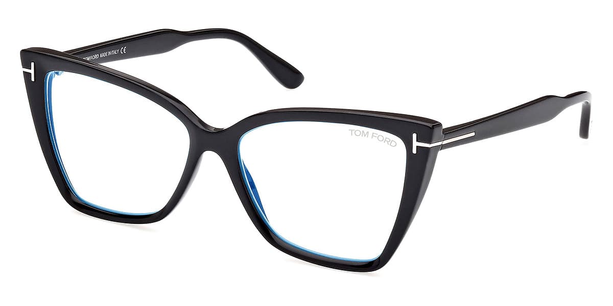 Tom Ford TF5844B 001 Eyeglasses Black 55mm Women