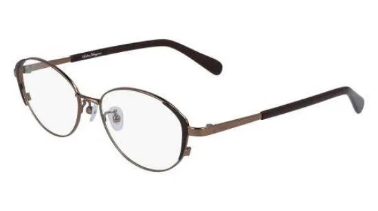 Salvatore Ferragamo SF2540A 762 - 52 762 Eyeglasses Shiny Bronze & Brown 52mm Women
