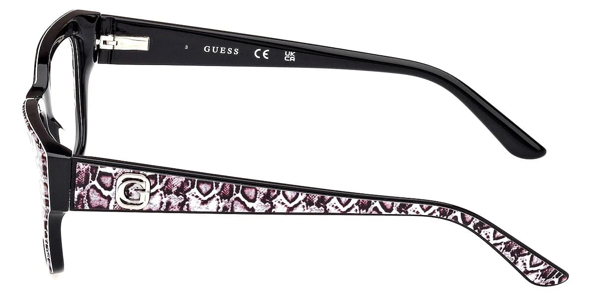 Guess GU50126 005 Eyeglasses Black 53mm Women 3