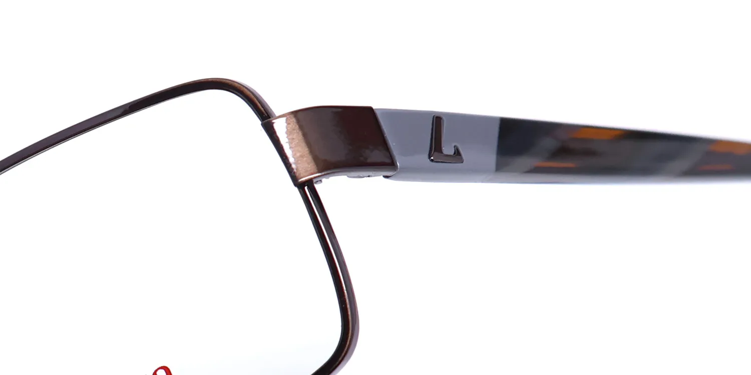 Lozza Vl2061 Gothic 0k05 Eyeglasses Brown 54mm 6