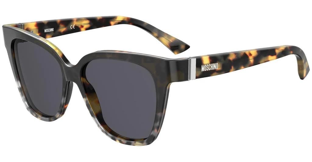 Moschino MOS066/S 0PUU Sunglasses Animal Havana 55mm Women