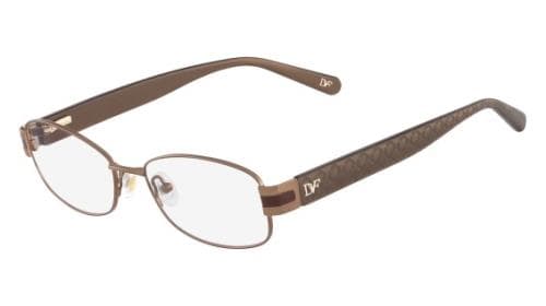 Diane von Furstenberg DVF8040 201 Eyeglasses Brown 52mm Women