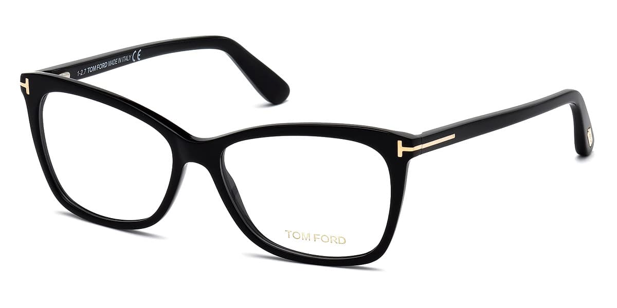 Tom Ford TF5514 001 Eyeglasses Black 54mm Women