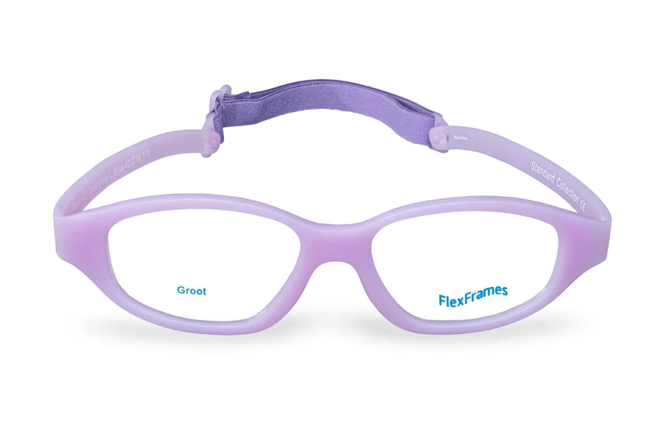 Miraflex Eva Eyeglasses Purple 42mm Kids