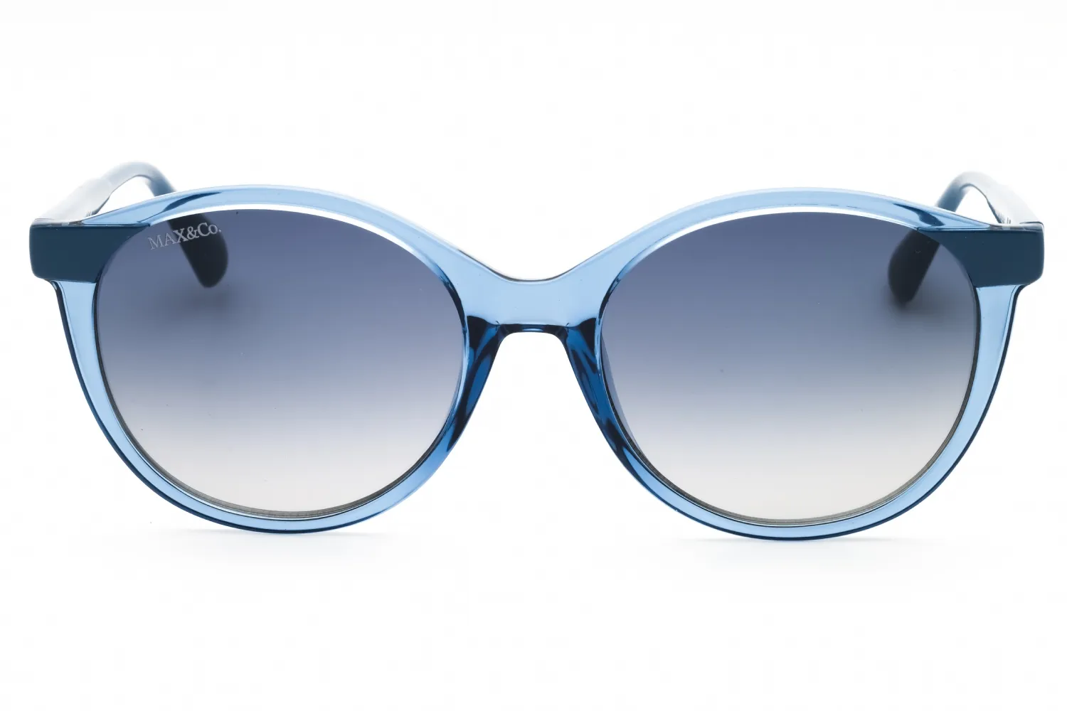 Max & Co MO0084 87W Sunglasses Shiny Turquoise 55mm Women 2