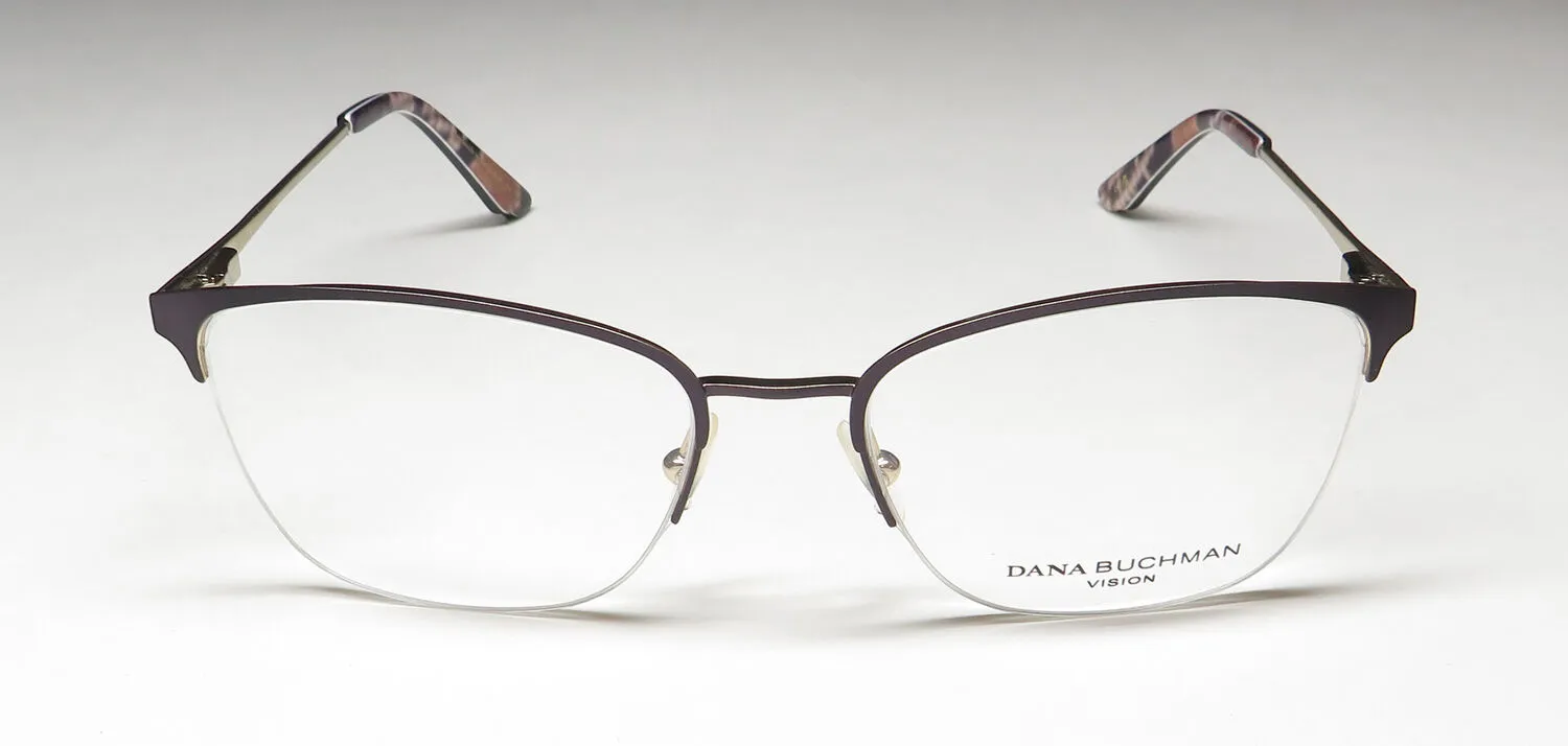 Dana Buchman Katherine ra Eyeglasses Raisin 54mm 3