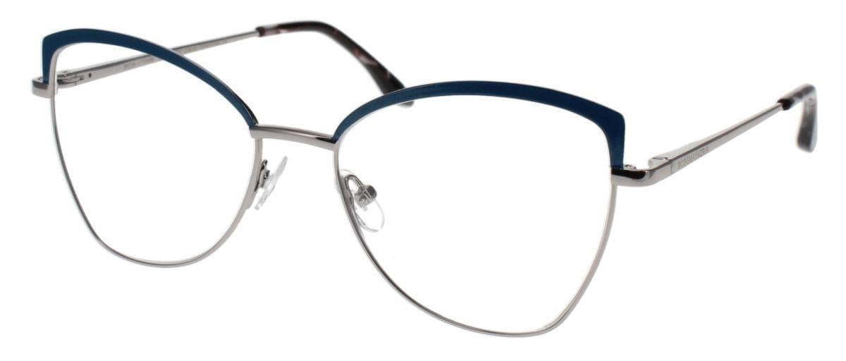 BCBGMAXAZRIA Linnet Eyeglasses Blue Torquoise 53mm Women