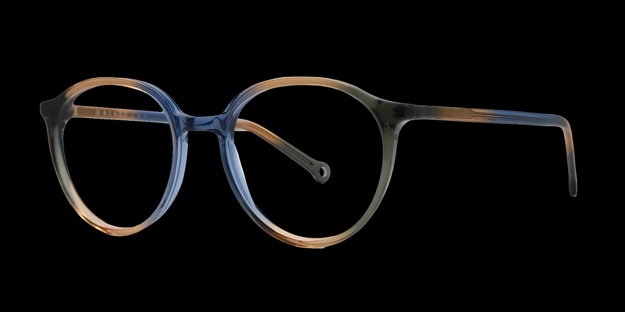 Nathalie Blanc Lison C335 Eyeglasses Gradient Blue Brown 49mm Women